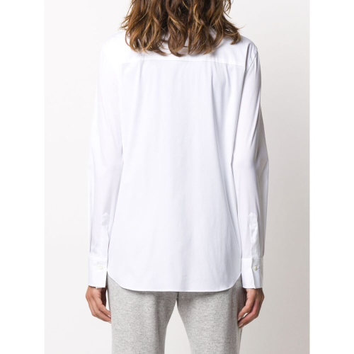 White Cotton Poplin Basic Shirt