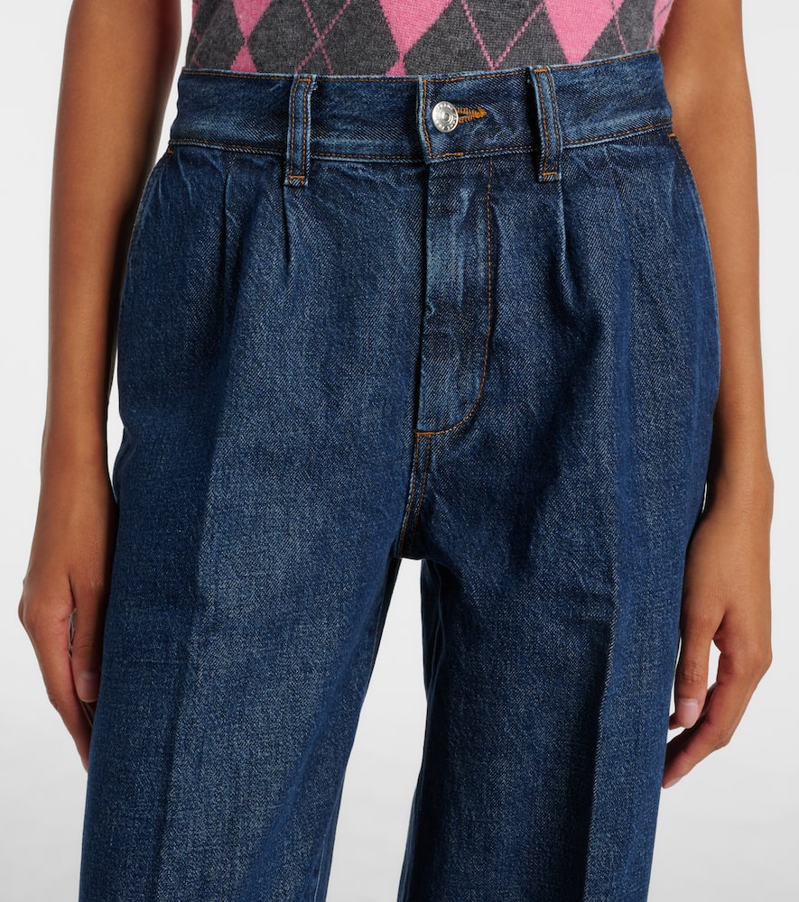 High-rise wide-leg jeans