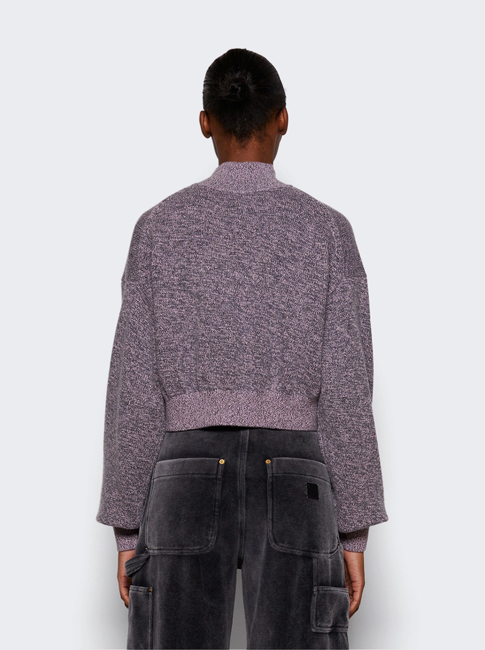 Cropped jumper - Grey