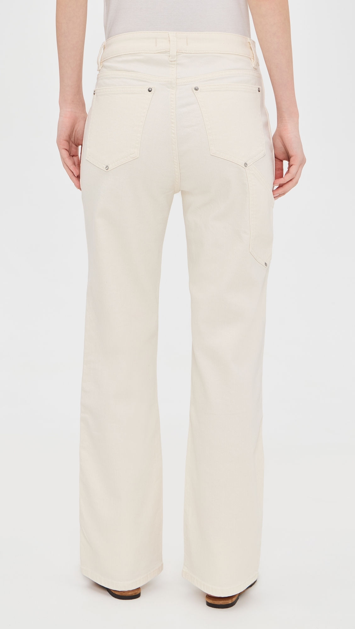 Sat Utility 90's Straight Jeans Ecru