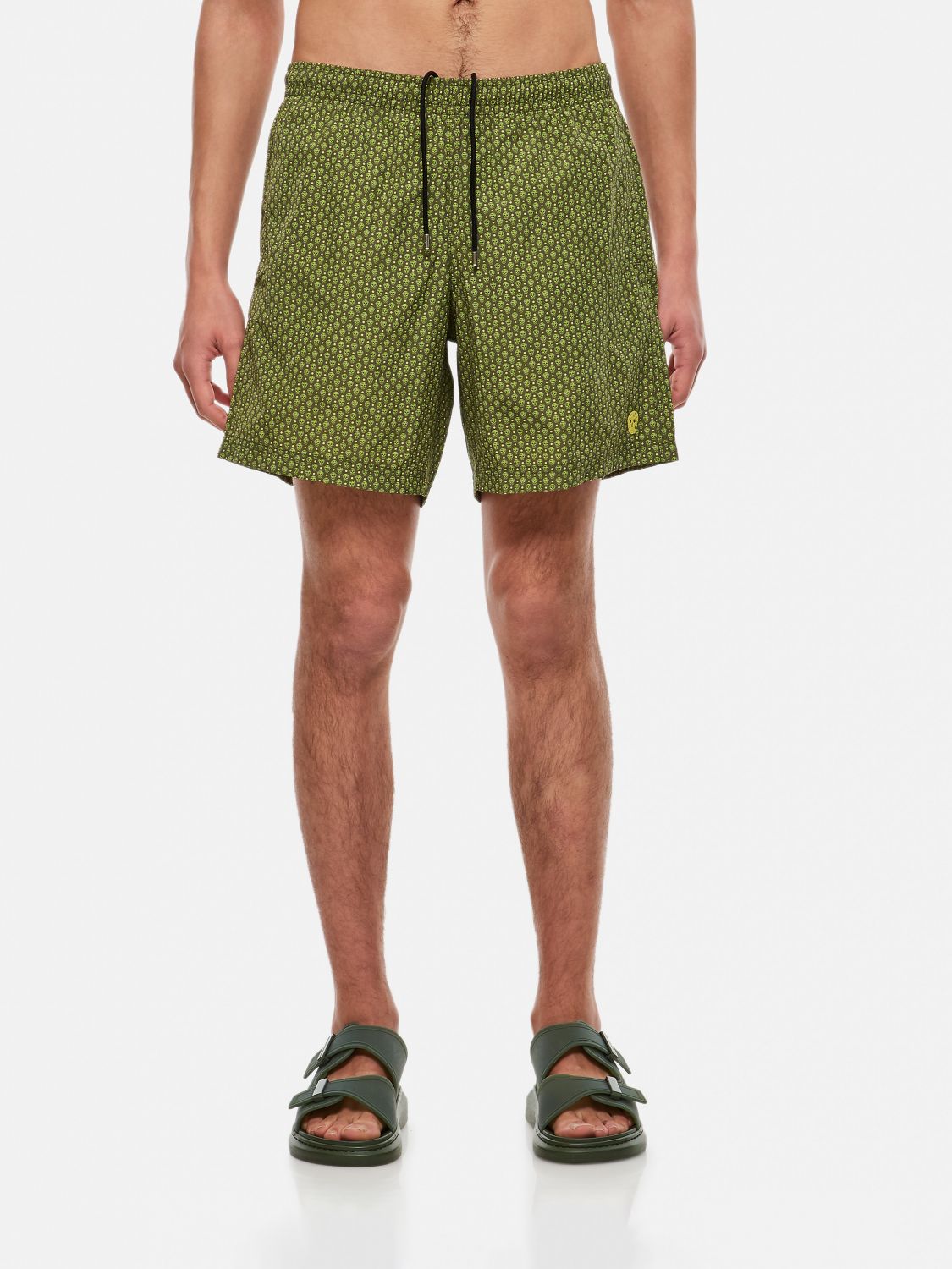 Swimsuit Men color Green