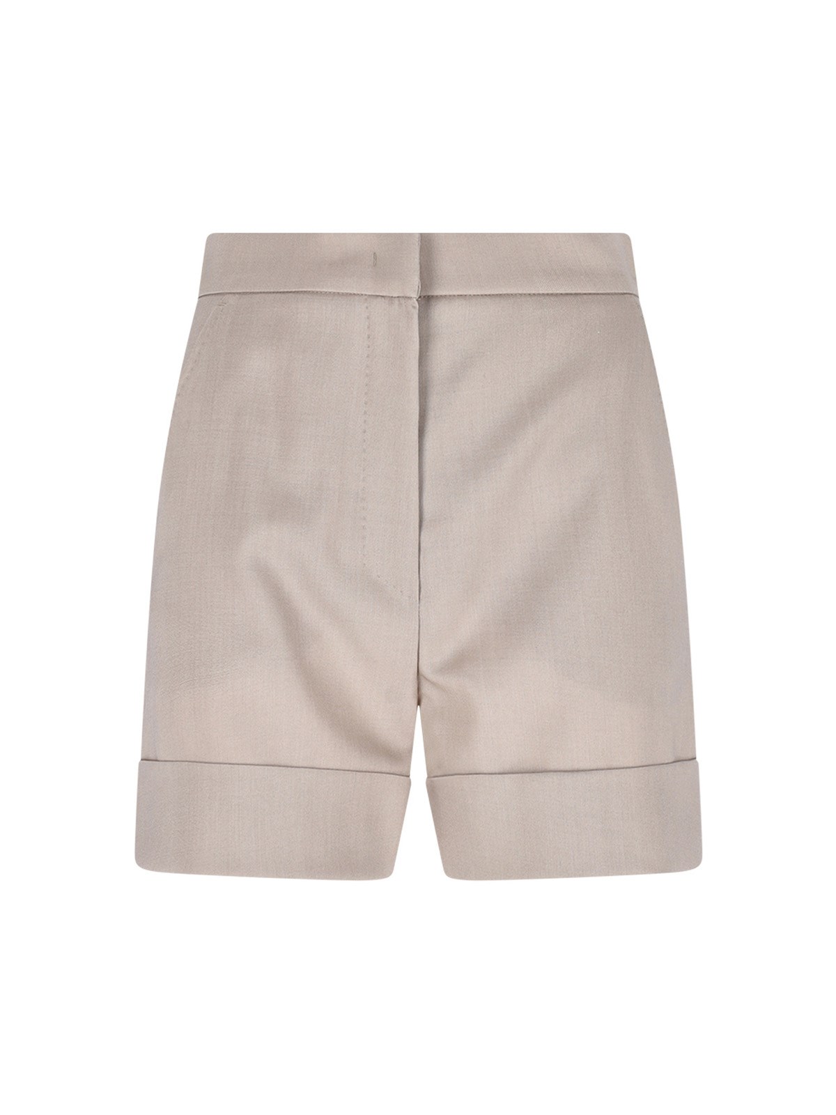 Virgin Wool Blend Shorts