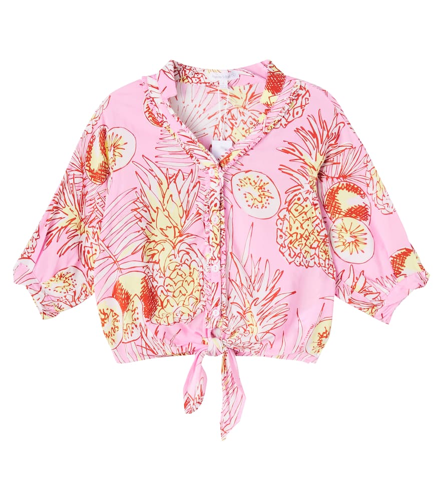 Azia printed crop top