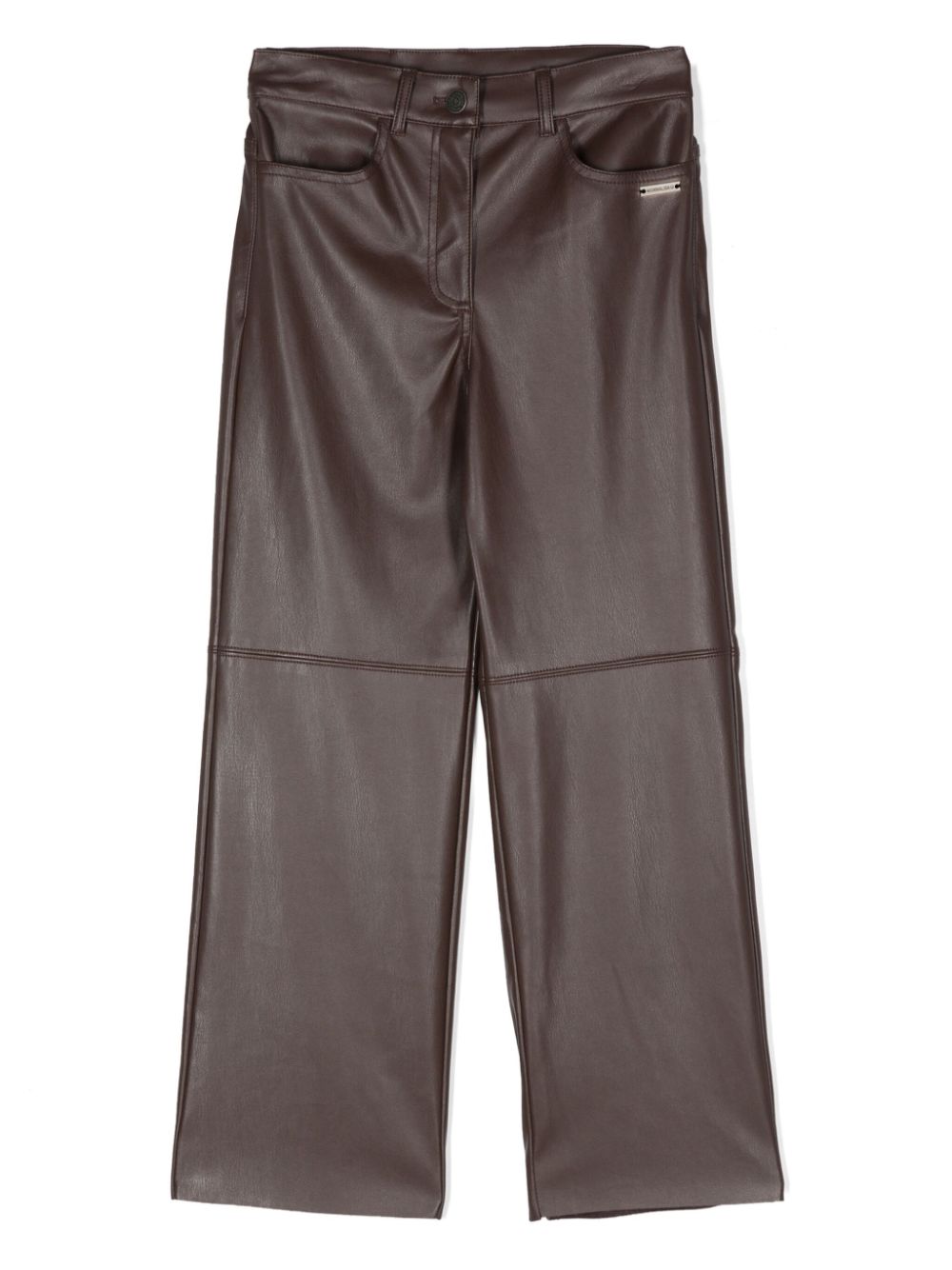 Straight-leg trousers - Brown