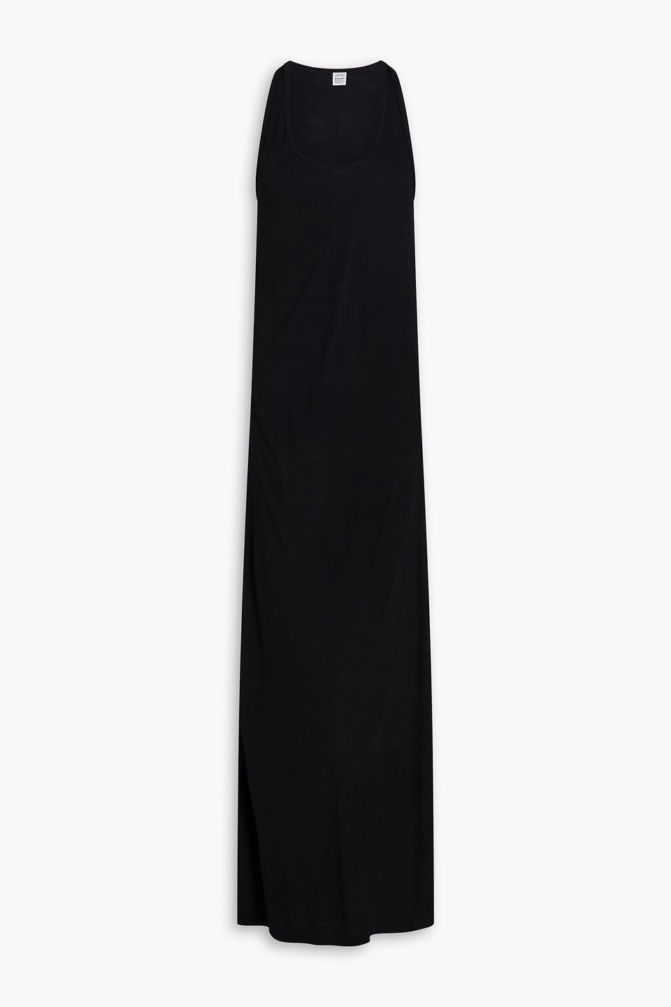 Jersey maxi dress - Black - XXS