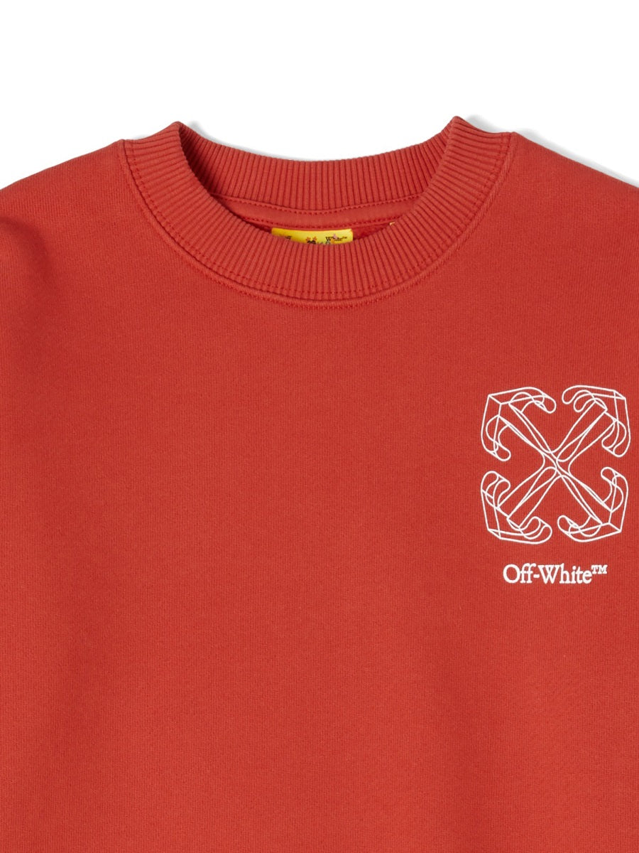 Off White Arrow Stitched Crewneck