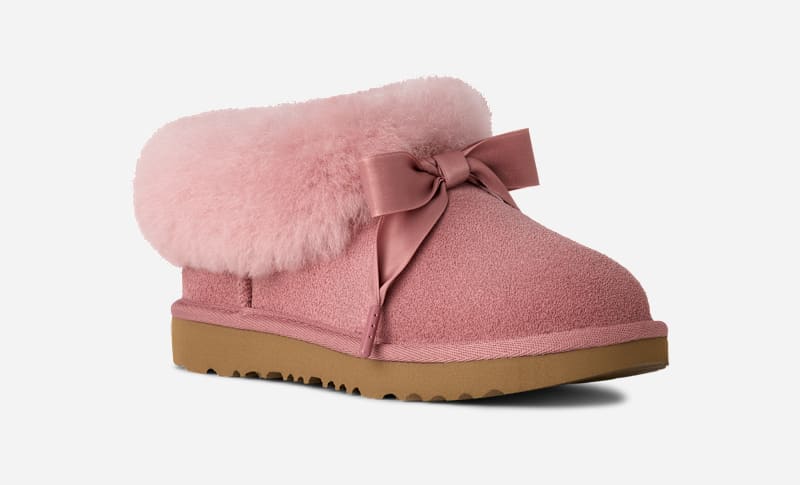 ® Kids' Bailey Slipper Sheepskin in Pink Dawn