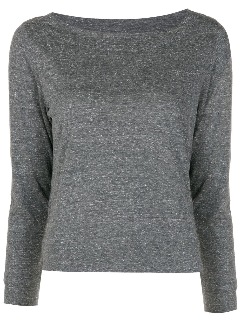 Crew-neck jersey T-shirt - Grey
