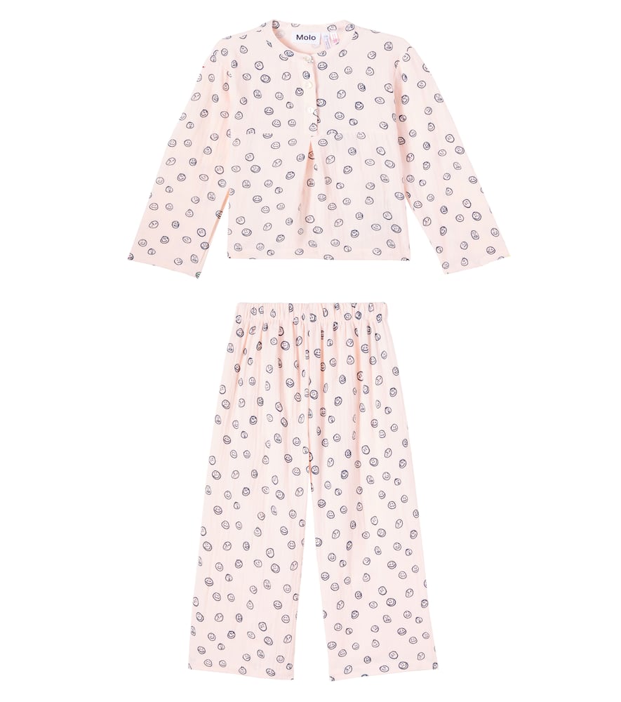 Lin printed cotton pajamas
