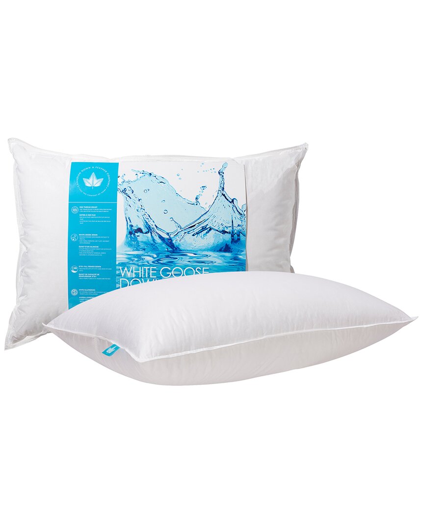 White Goose Down Pillow Soft Support