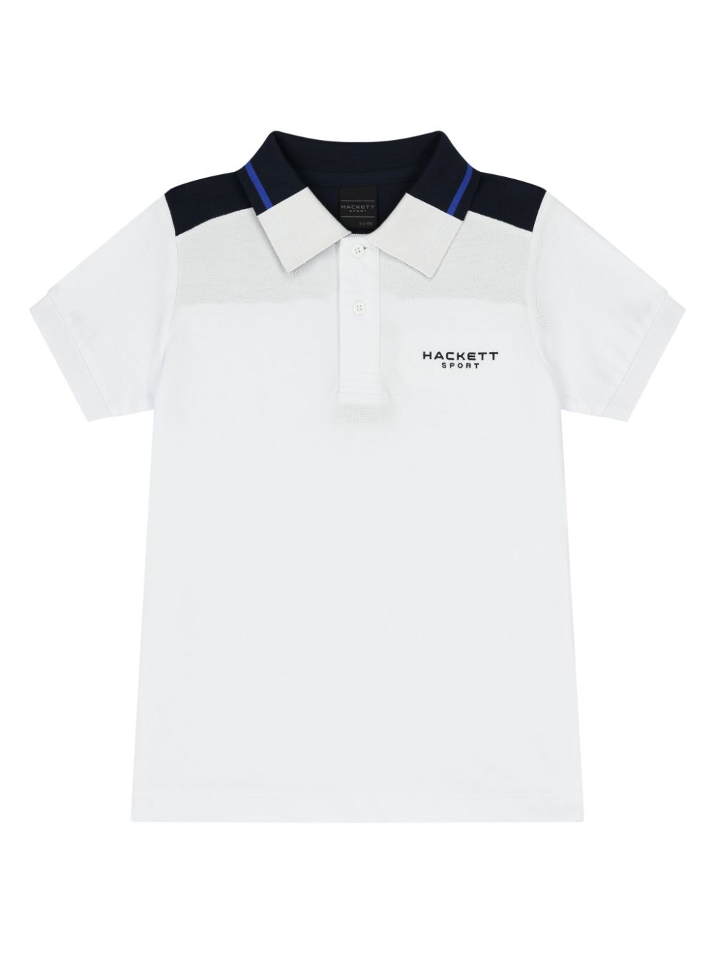 Logo-embroidered polo shirt - White