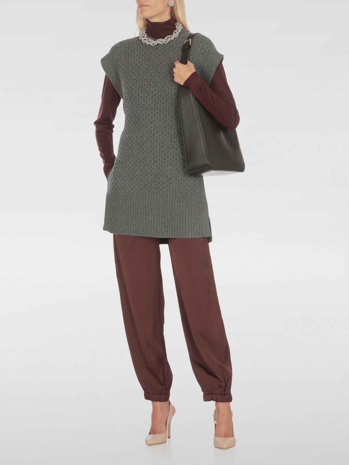Knitted top - Red