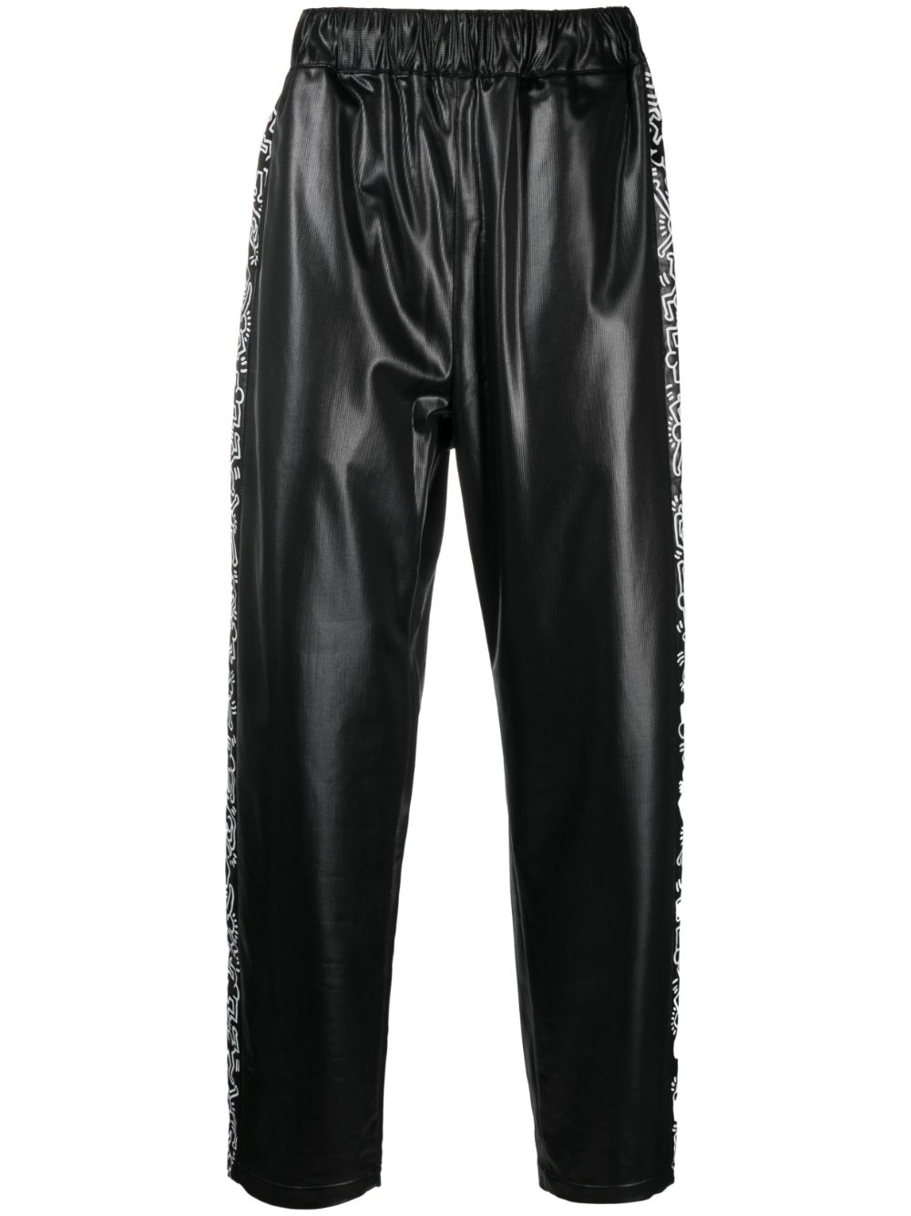 X Keith Haring graphic-print track pants - Black
