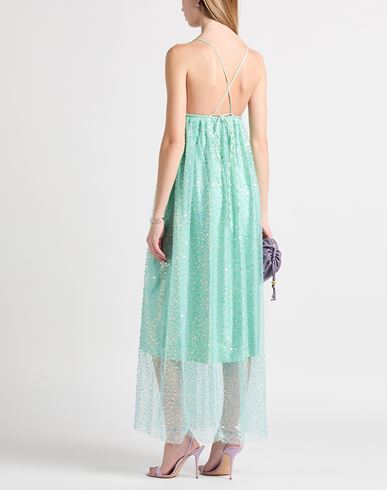 Woman Maxi dress Turquoise Size 6 Polyester