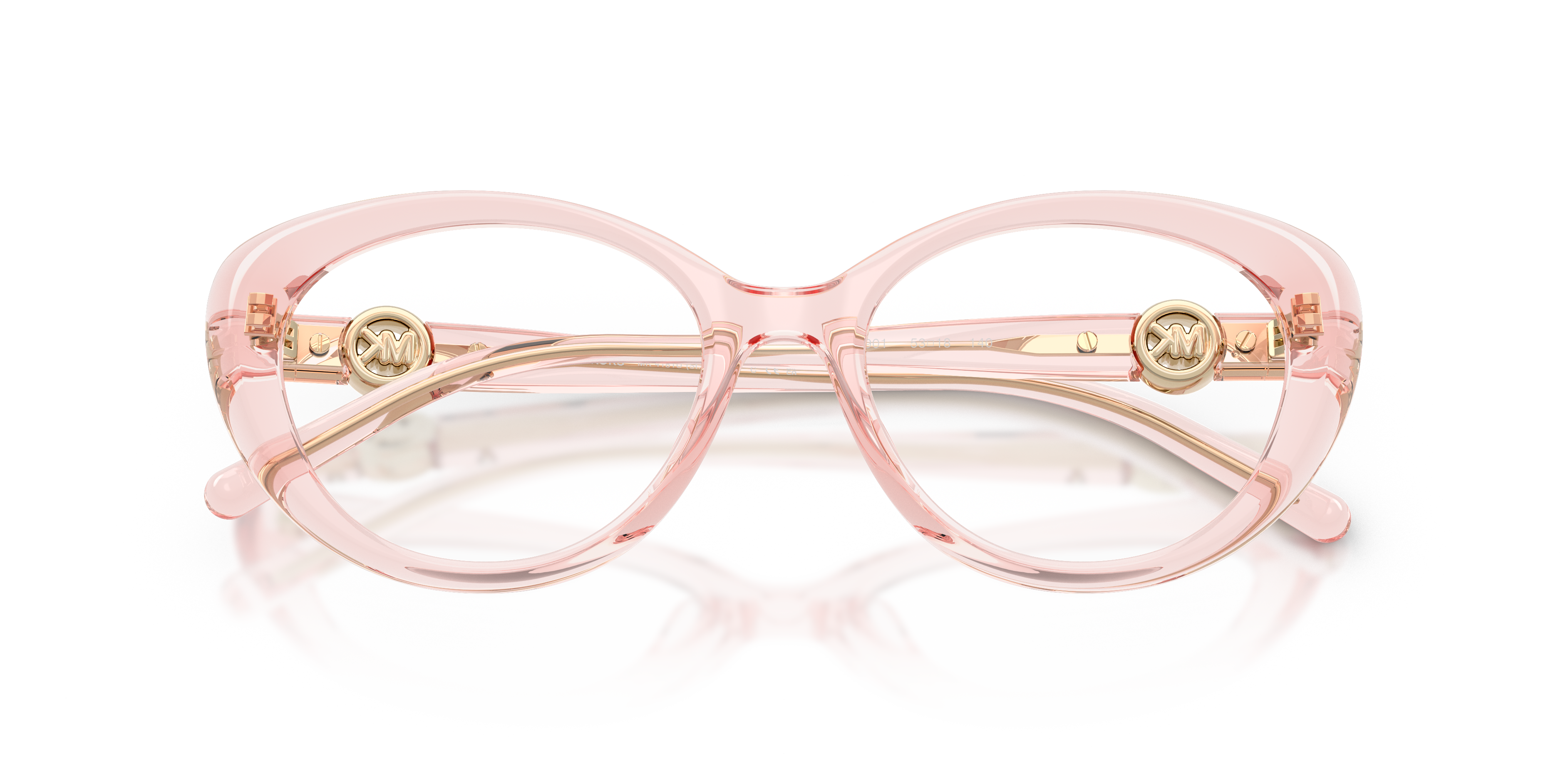 Michael Kors Mujer Michael Kors MK4181U ST. THOMAS 3901 Monturas ópticas Inyectado Rosa Transparente Redonda Norma