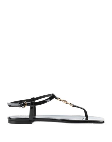 Woman Thong sandal Black