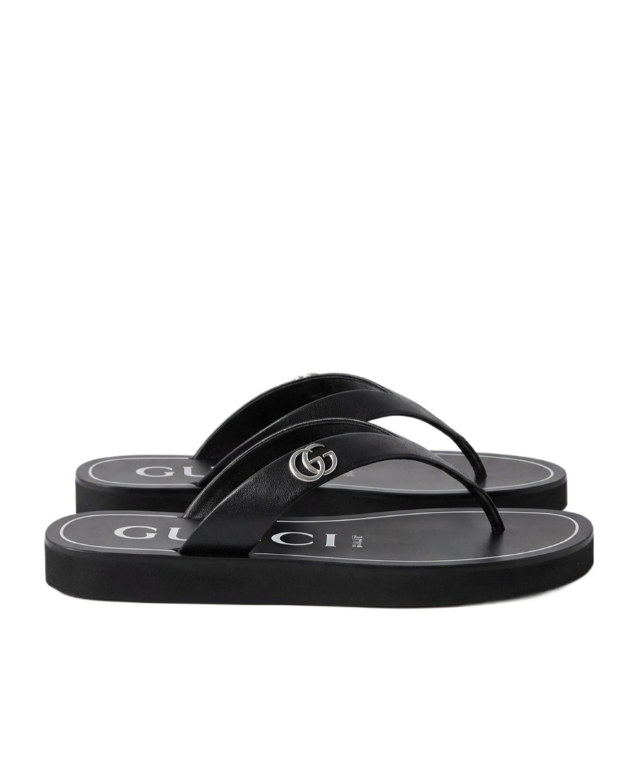 Women's thong sandal with Double G