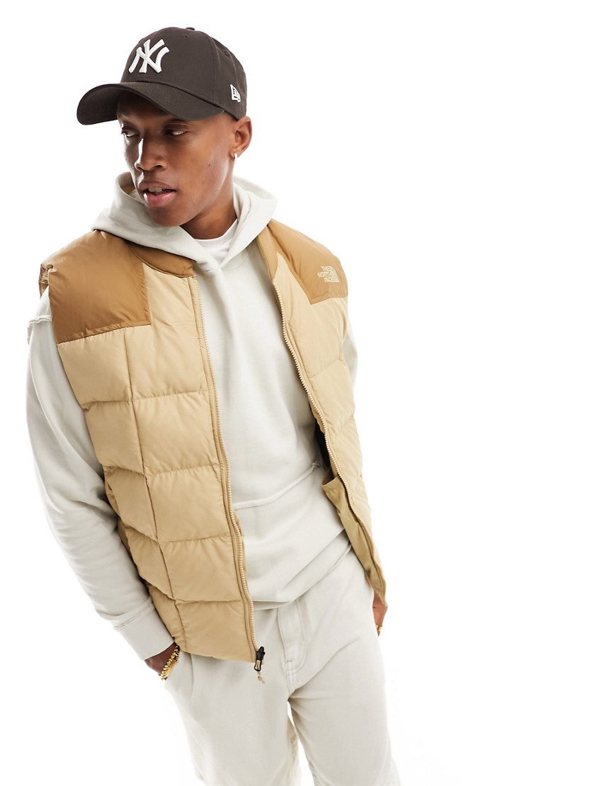 Lhotse vest jacket in stone-Neutral