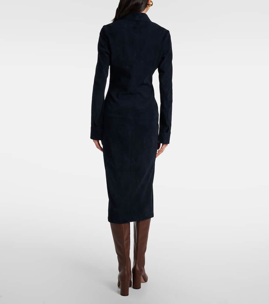 Becky suede shirtdress