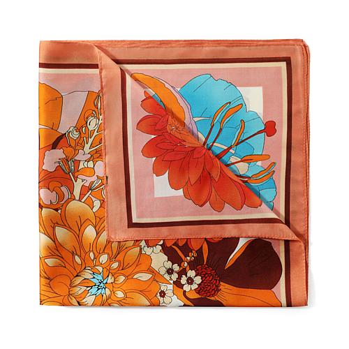 The Positano Satin Faux-Silk Scarf