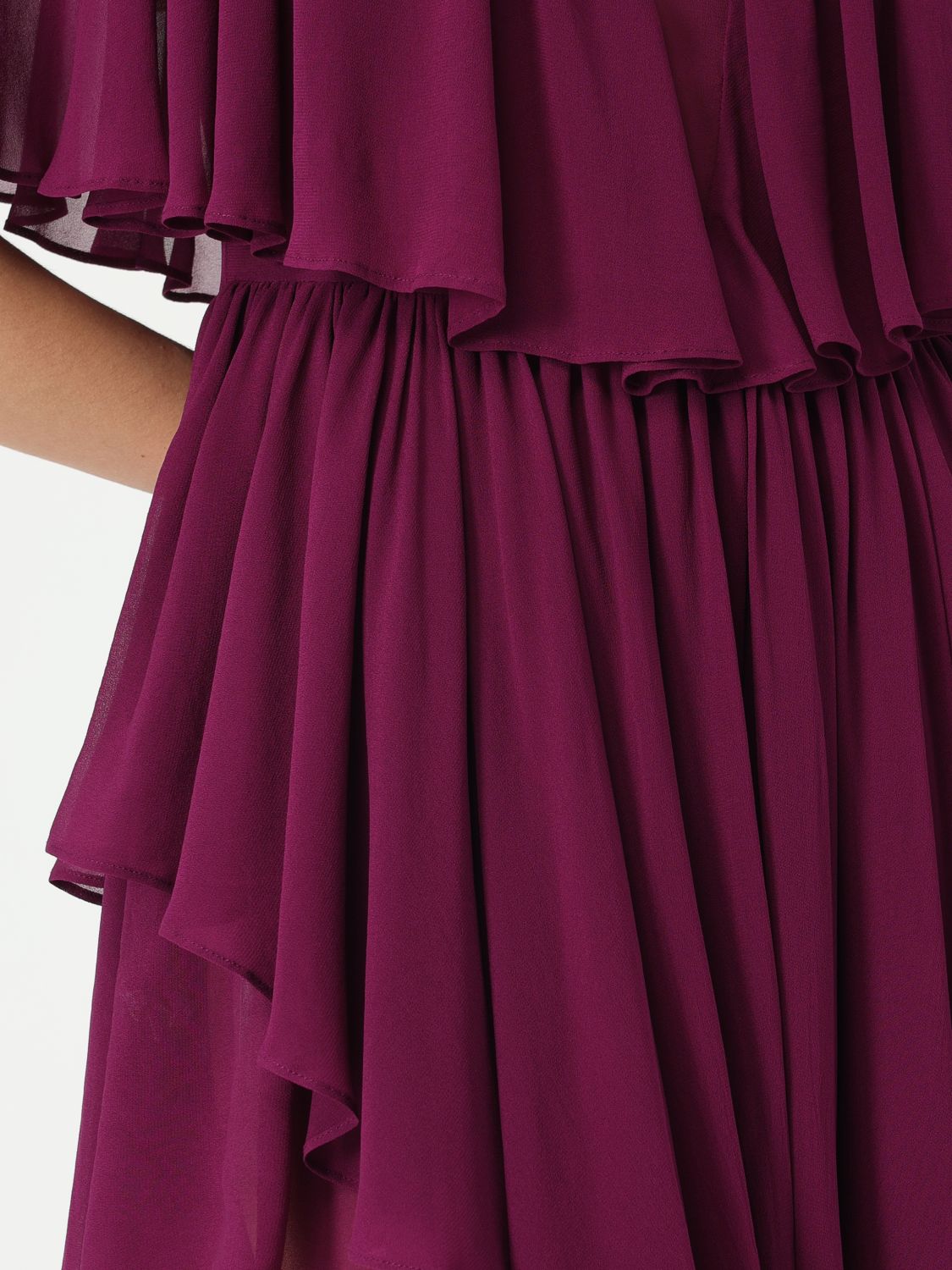 TWINSET ruffled mini dress - Red
