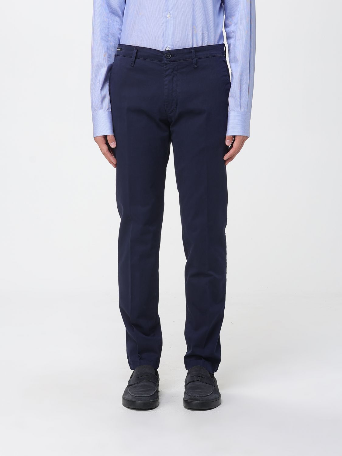 Pants Men color Blue