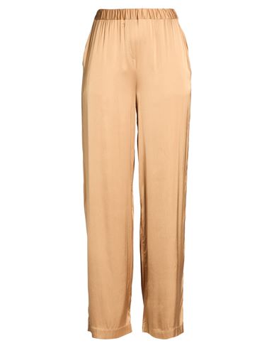 Woman Pants Camel Size S Viscose, Elastane
