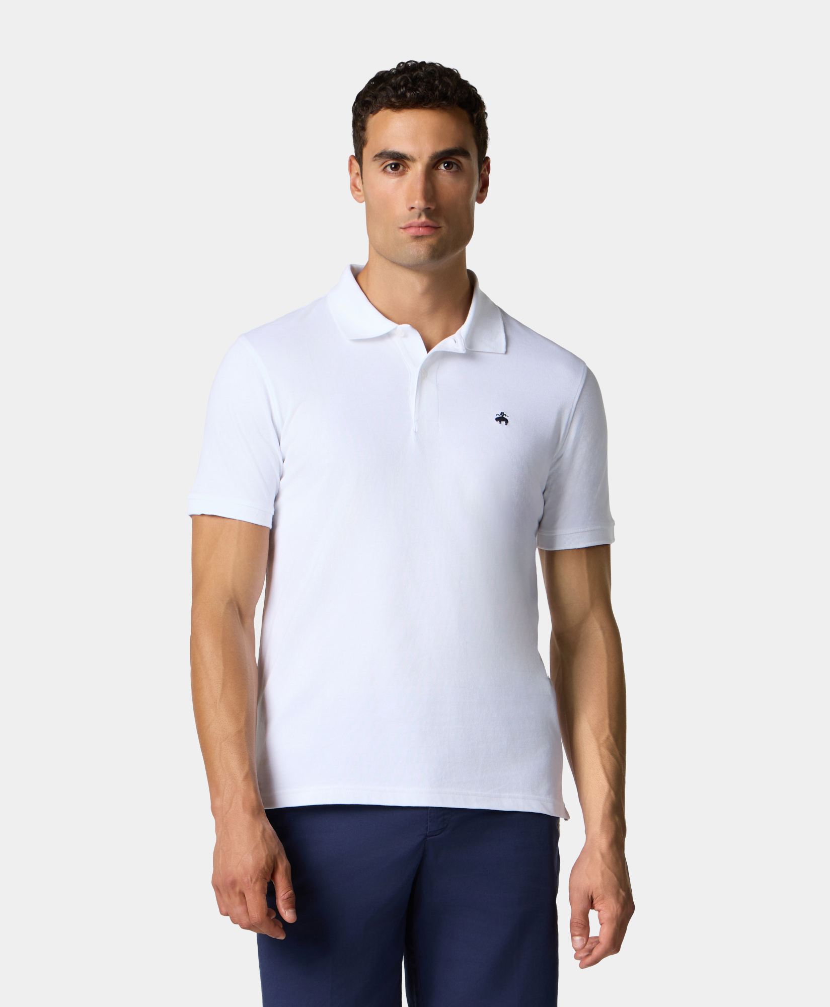 Cotton Piqué Polo - Man Polo & T