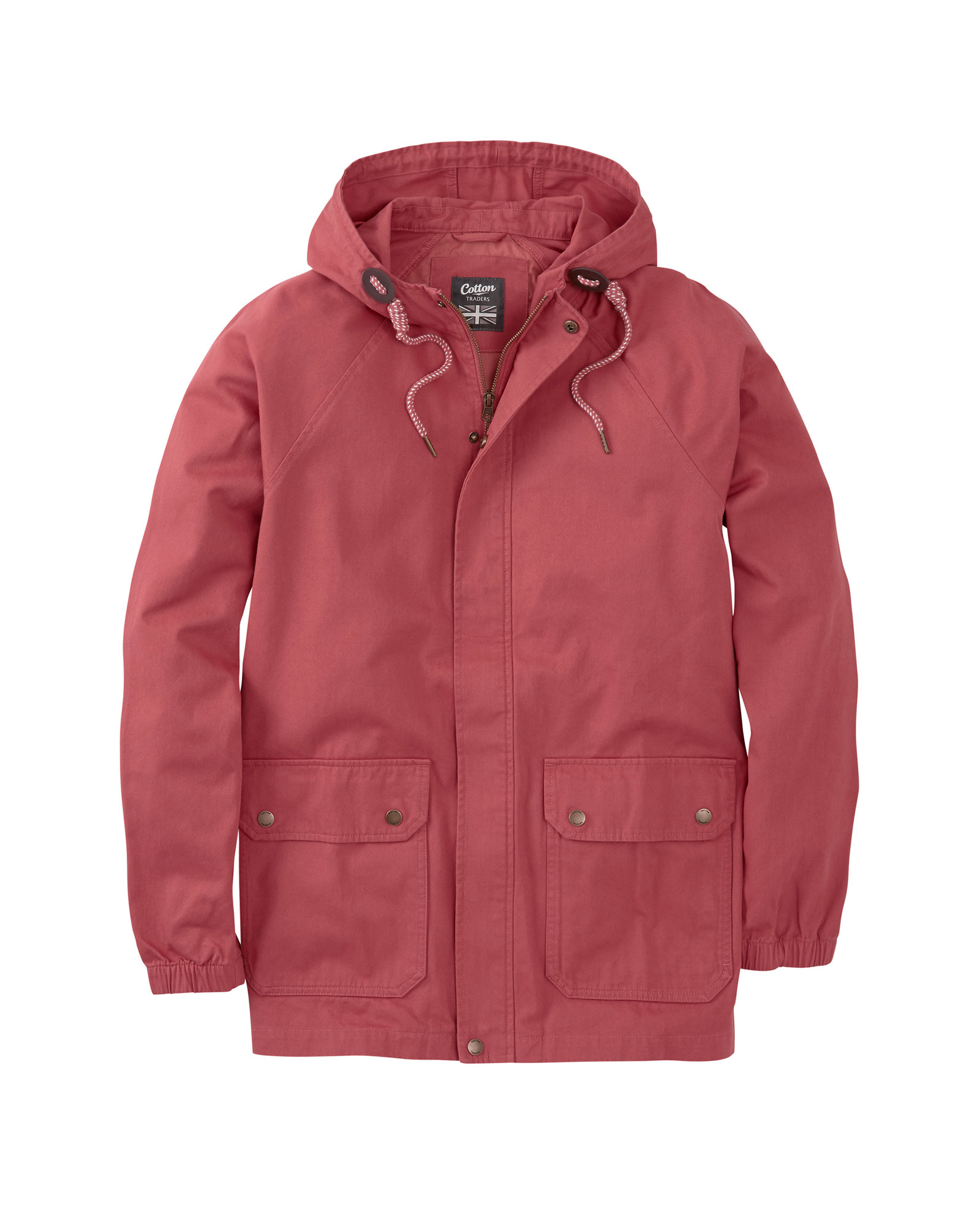 Lightweight Jacket in Red, 100% Cotton