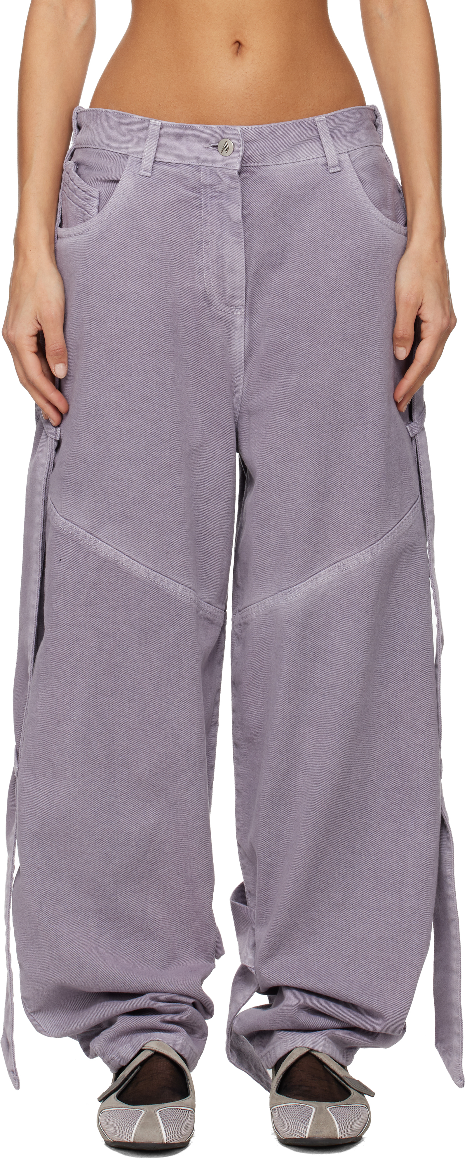 Purple Long Jeans