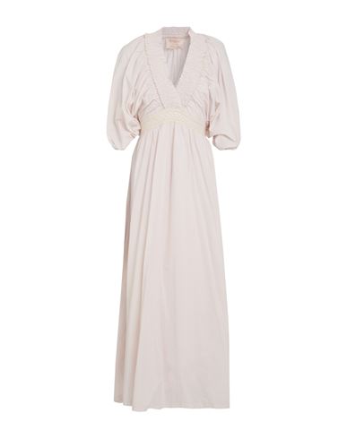 Woman Maxi dress Light pink Size 4 Cotton, Polyester