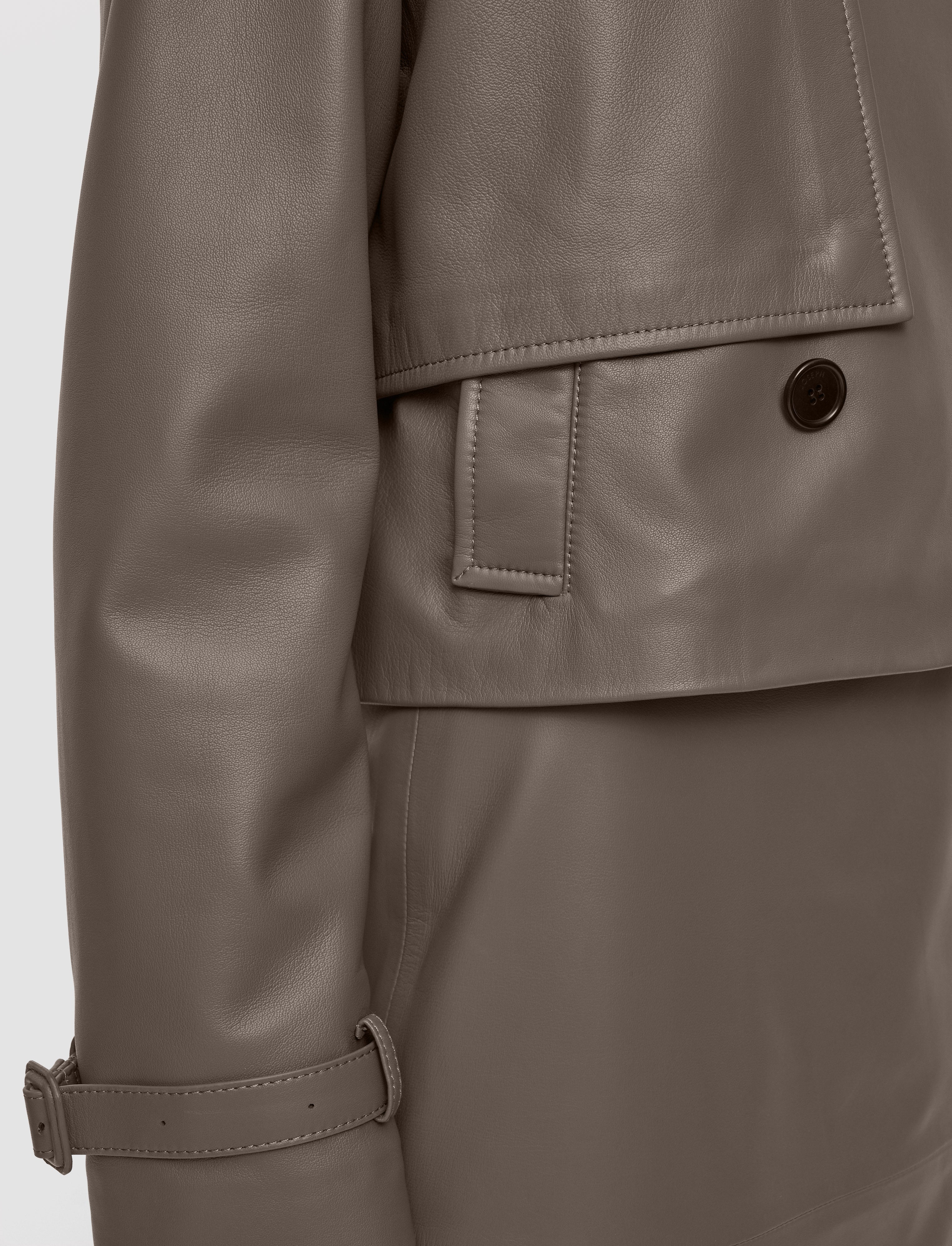 Blaise Nappa Leather Jacket - 44