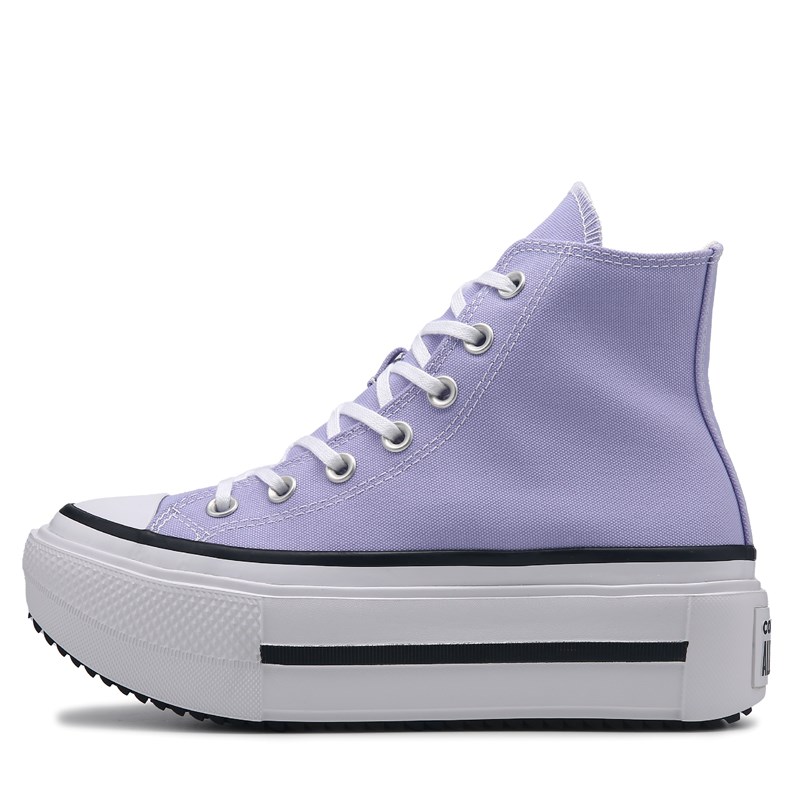 Chuck Taylor Lift Double Stack Platform High Top Sneakers (Purple Violet Heat)