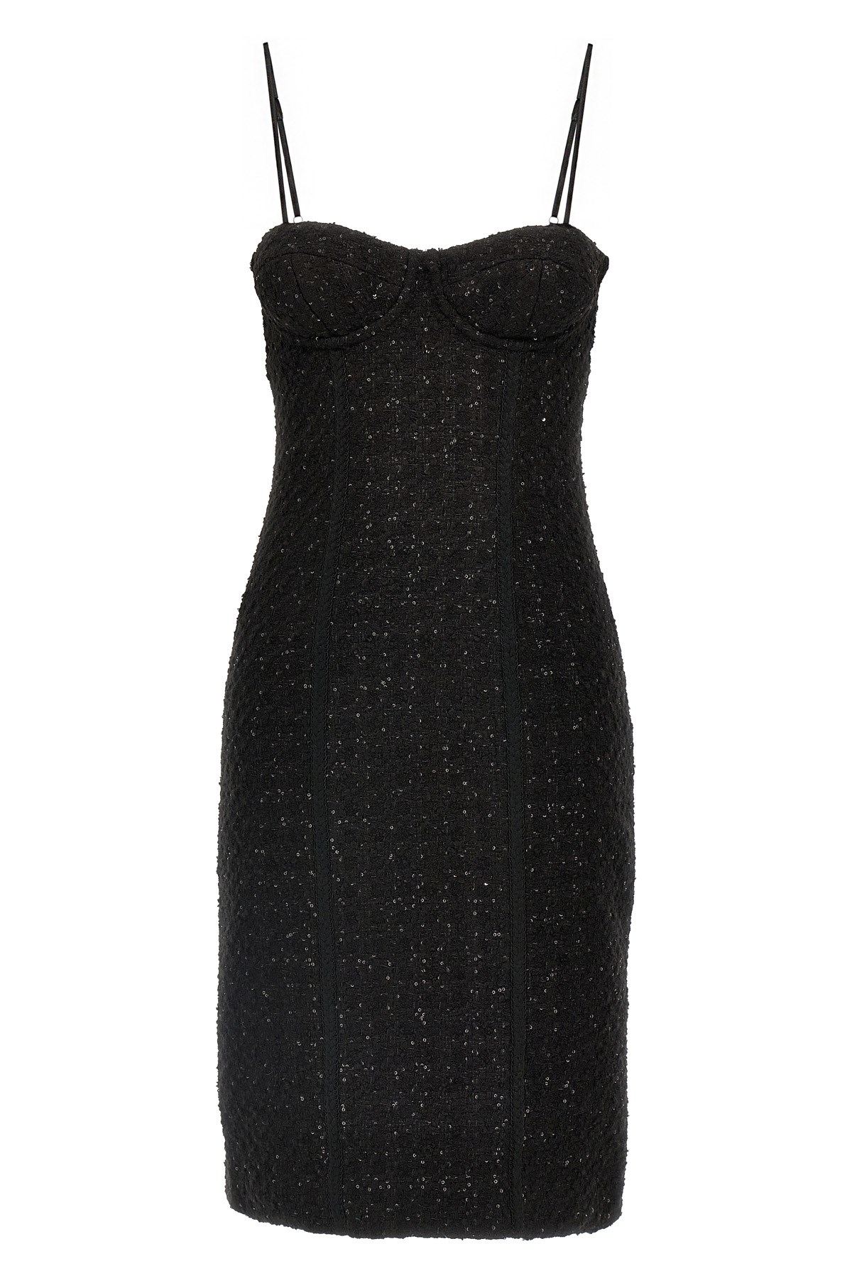 Bouclé Midi Dress