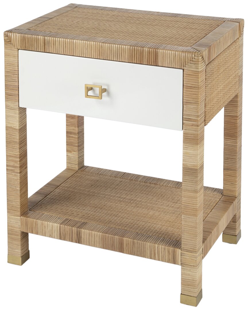 Corfu Natural Raffia Nightstand