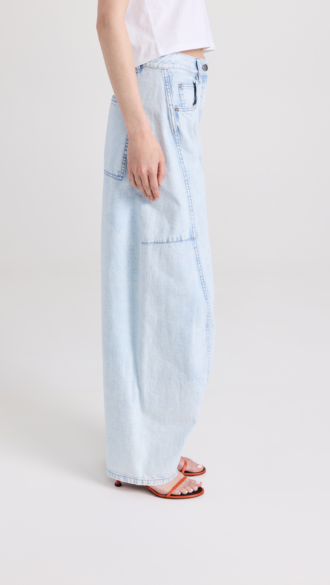 Bleached Denim Sid Jeans