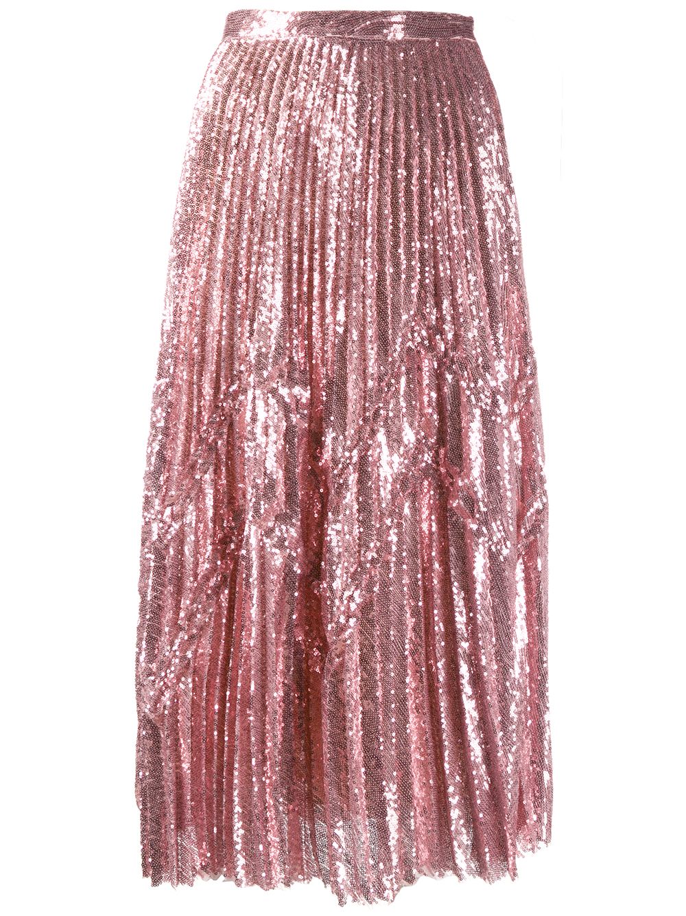 Sequins midi skirt - Pink