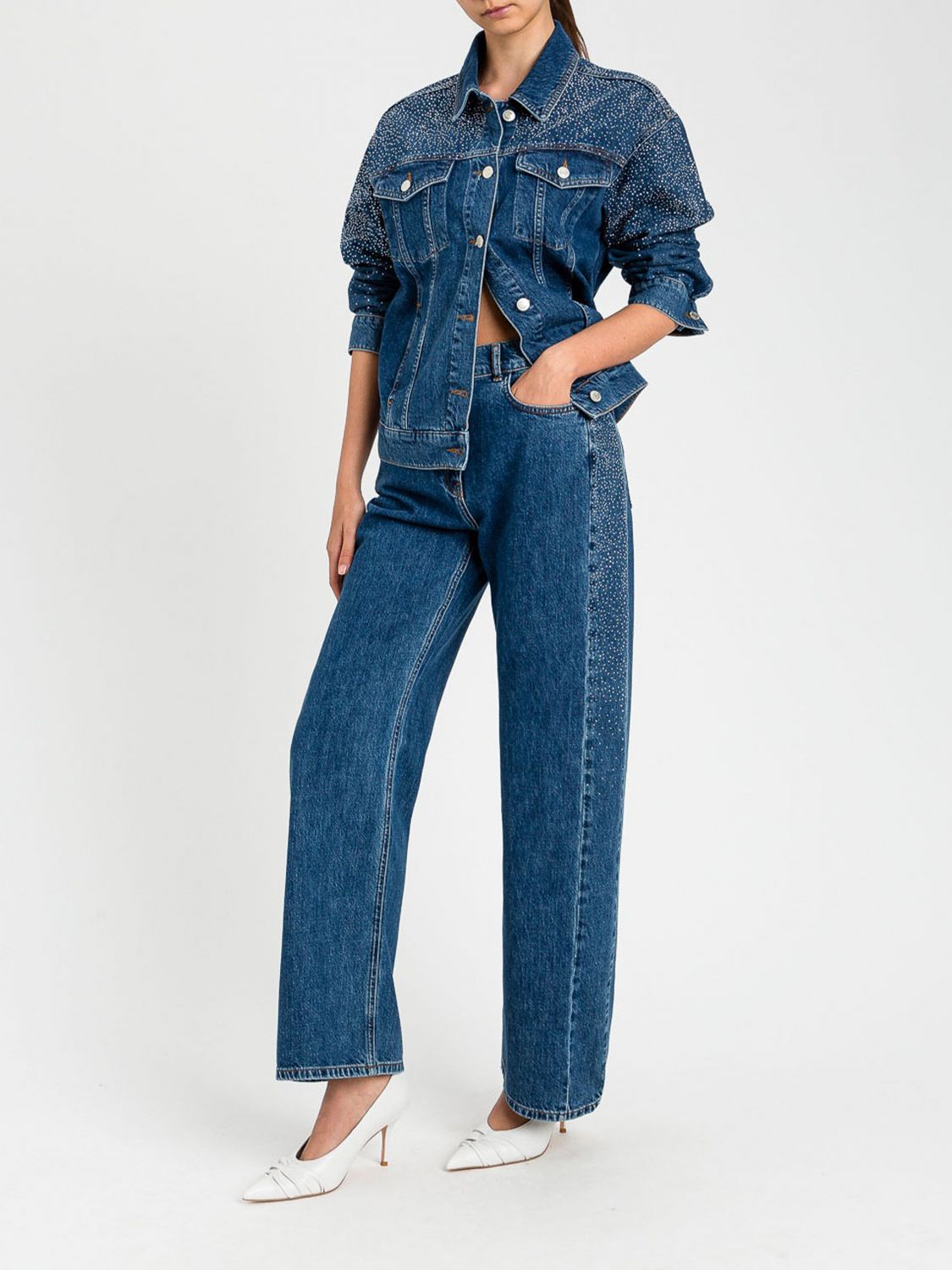 Jeans Woman color Denim