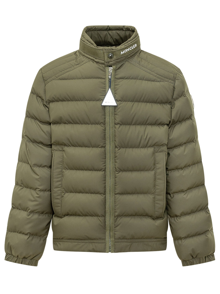 Boys Green Quilted Jacket