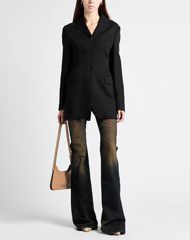 Woman Blazer Black Size 0 Wool, Viscose