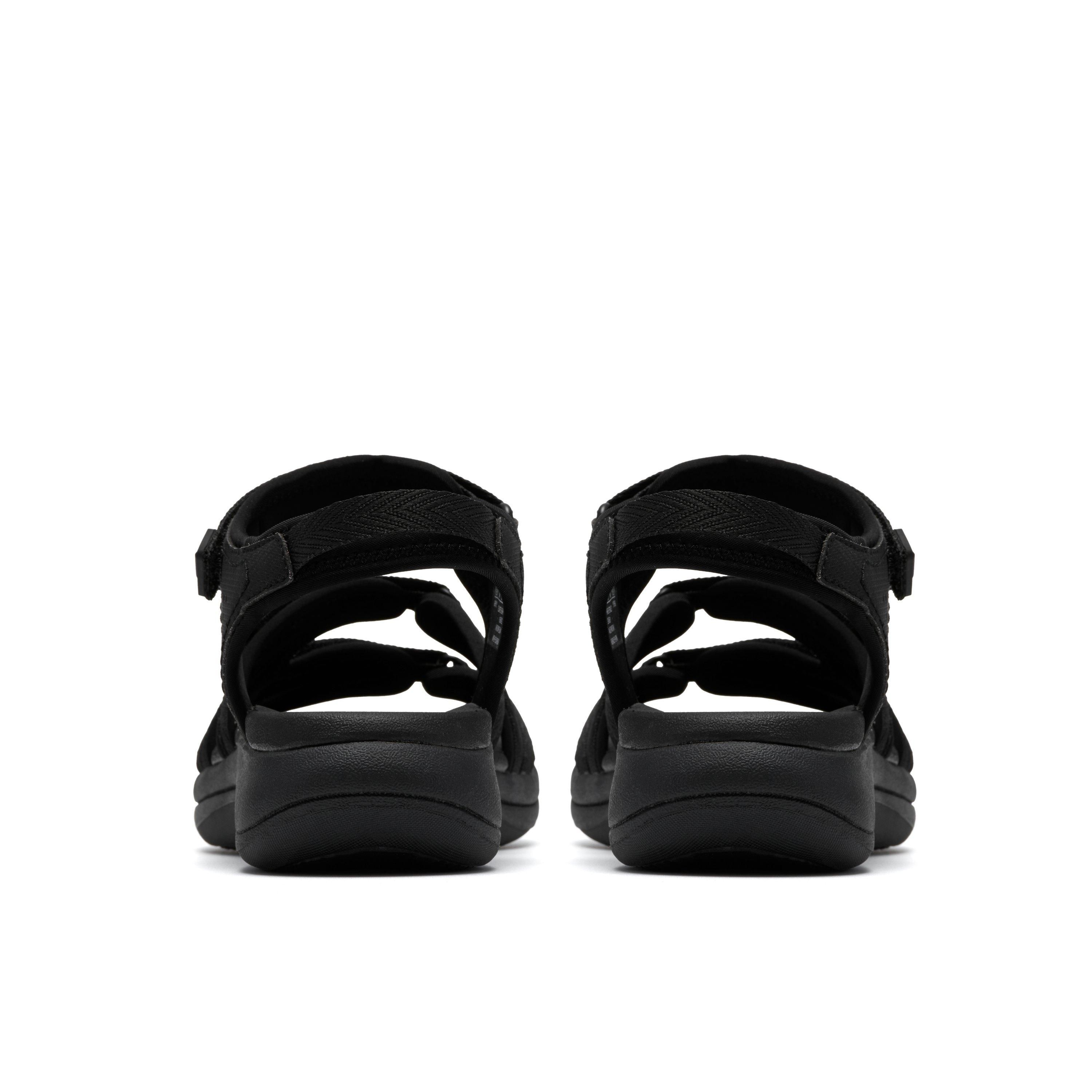 Clarks Mira Madi Black Strappy Sanda
