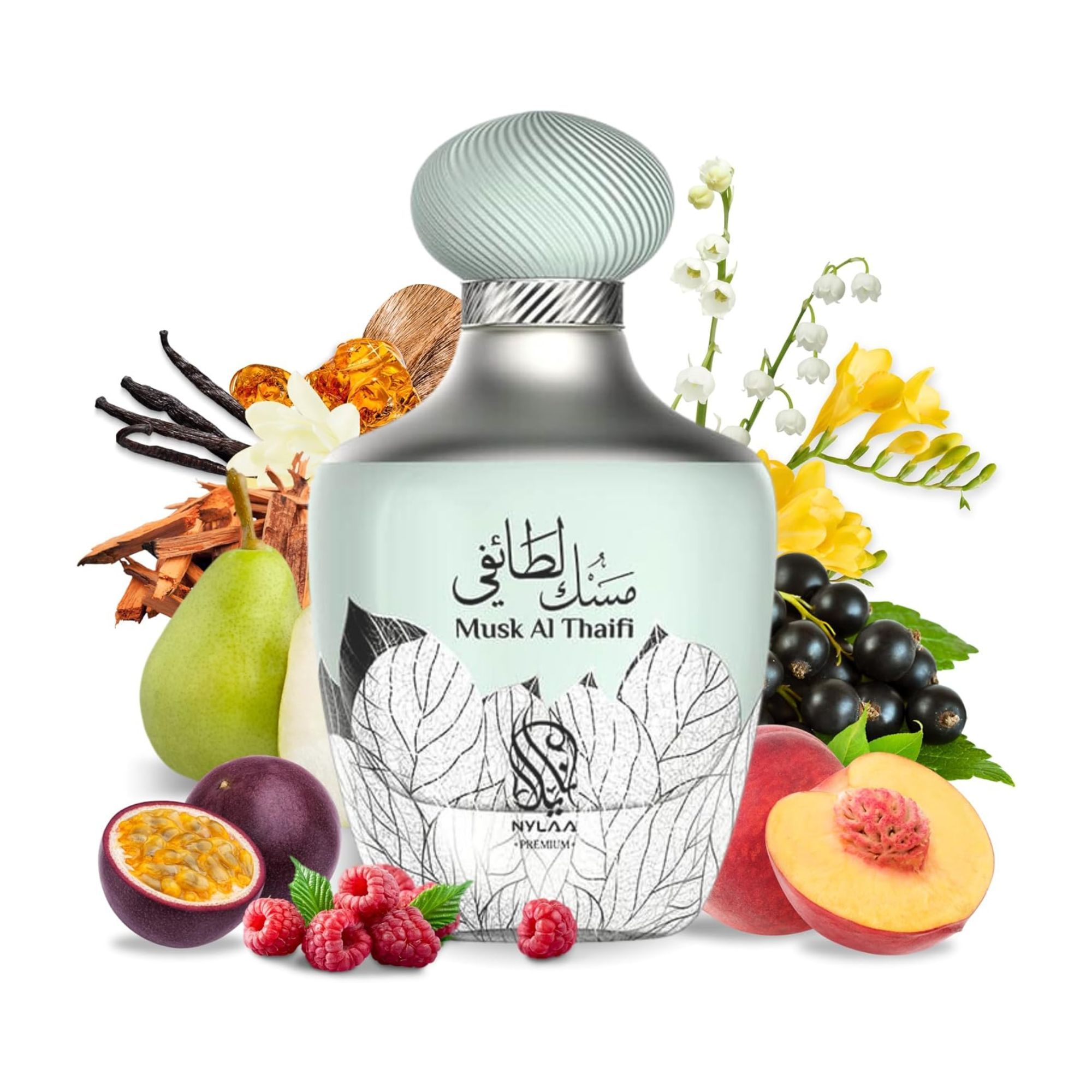 Nylaa Unisex Musk Al Thaifi 100ml Eau De Parfum fragrance for men & in Clear
