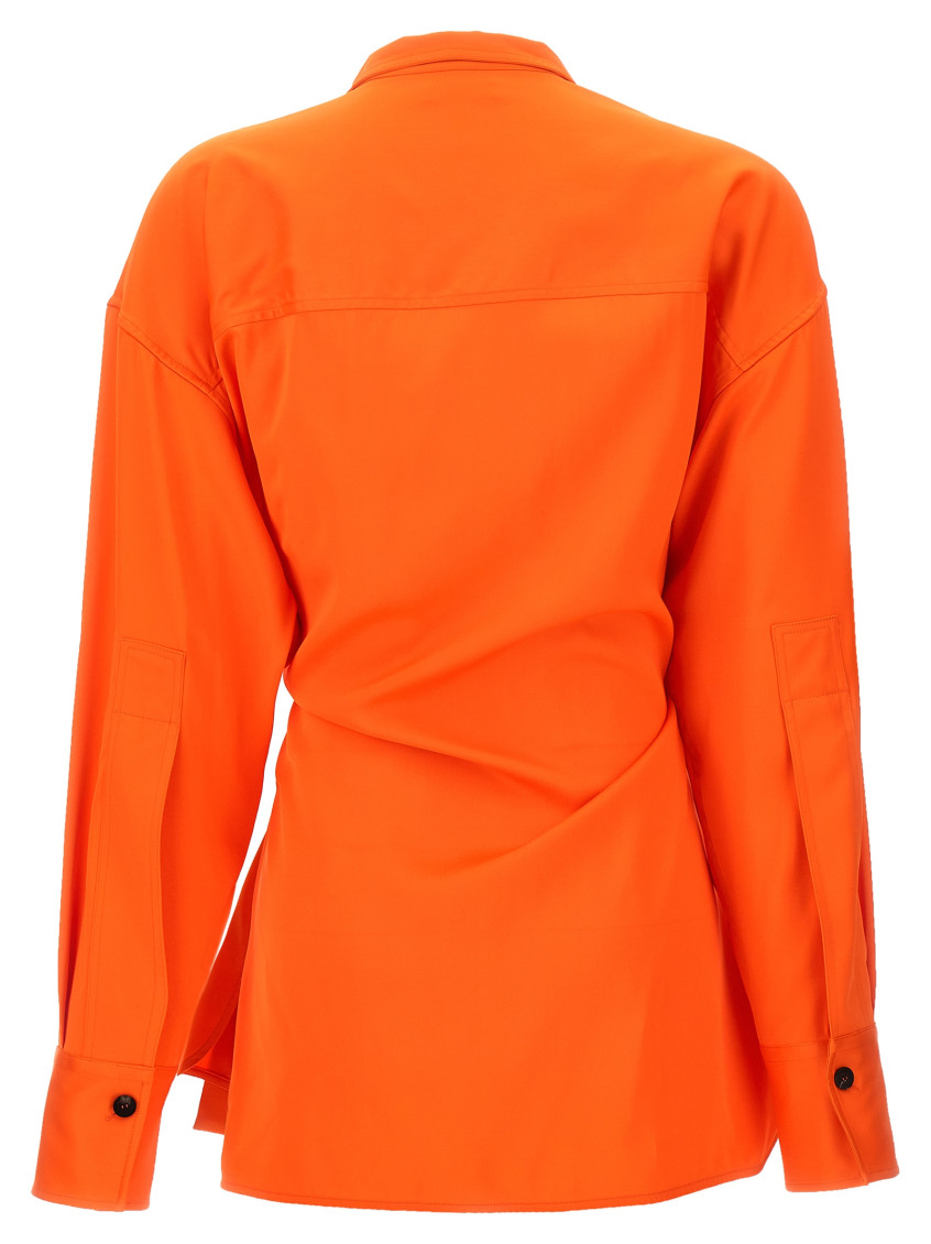 Satin Asymmetric Shirt