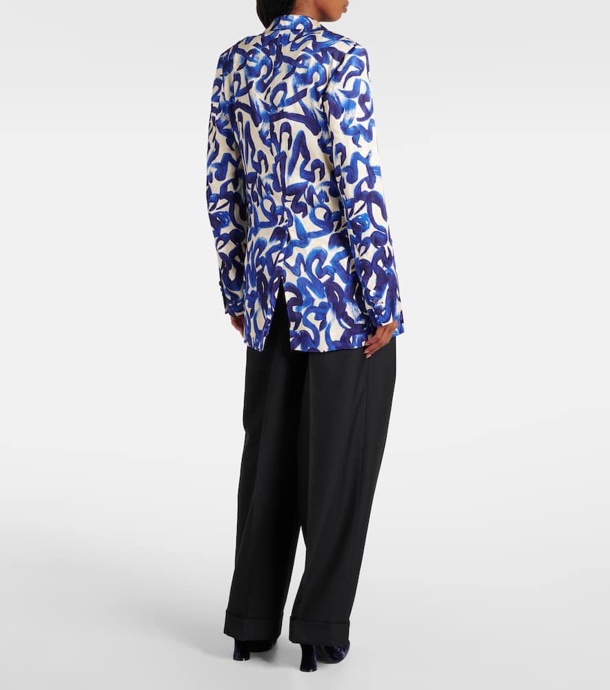 Printed blazer