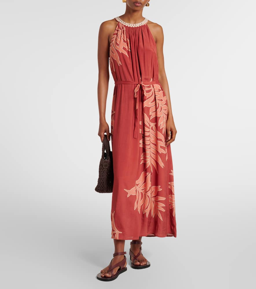 Odessa printed maxi dress