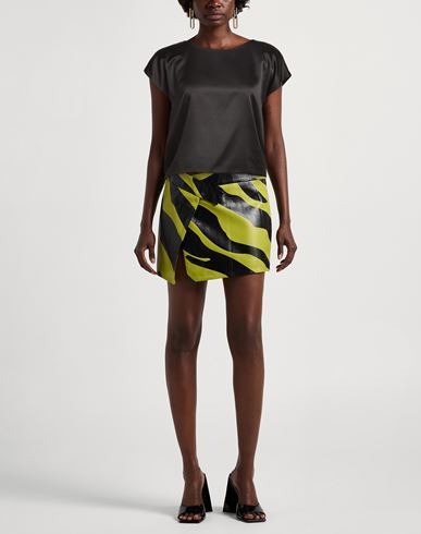Woman Top Black Size L Polyester, Elastane
