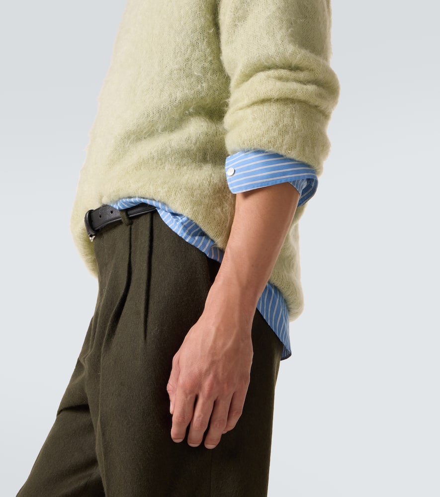 Mohair and wool sweater