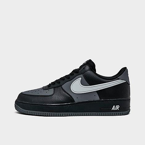 Men's Air Force 1 '07 LV8 Casual Shoes in Black/Iron Grey/Light Smoke Grey