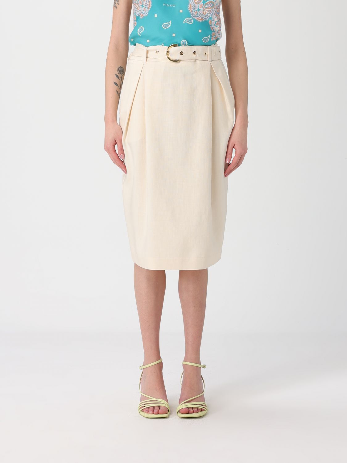 Skirt Woman color White