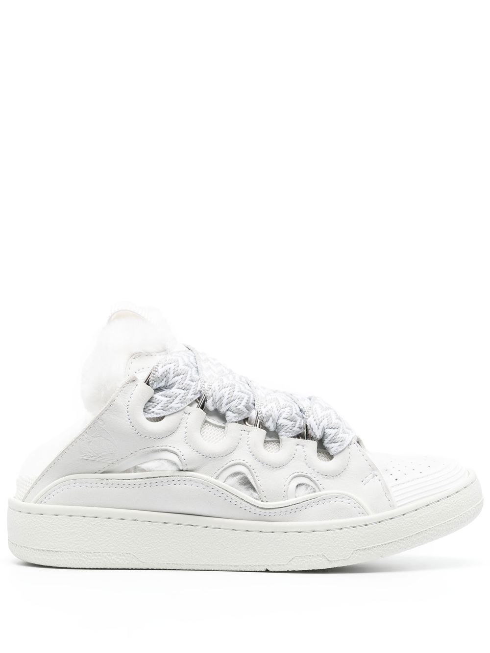 Curb mule sneakers - White